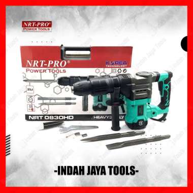 NRT-PRO 0830 HD Demolition Hammer Mesin Bobok Beton Tembok Jack 1300 Watt