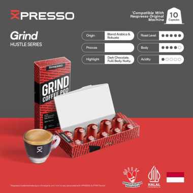 Nespresso Capsule Compatible - Xpresso Coffee Capsule Grind