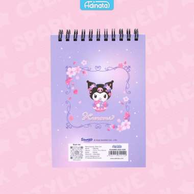 Kuromi A6 Memo Spiral Notebook 2532-4306 - Adinata / Buku Catatan / Memo