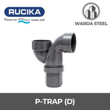 P Trap D 2" PVC RUCIKA - P-Trap PTrap 2 Inch