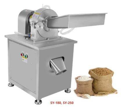 SY-250 S/S Disc Mill Mesin Penepung Sistem Terbuka Khusus Untuk Menggiling Bahan Kering - Penggiling