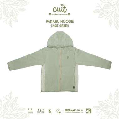 CUIT Pakaru Jaket Hoodie Zipper Sweater Anak 1-6 Tahun - Jaket Resleting Anak XL (2-3 Tahun) Sage Gr