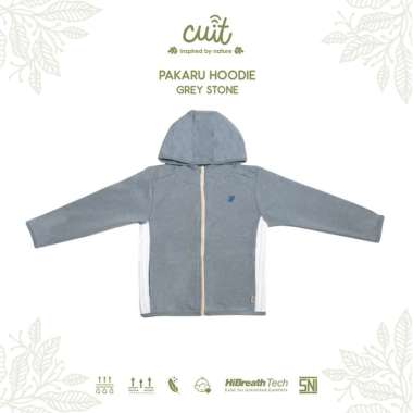 CUIT Pakaru Jaket Hoodie Zipper Sweater Anak 1-6 Tahun - Jaket Resleting Anak 3XL (4-5 Tahun) Grey S