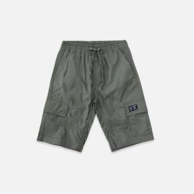 Short/ Celana Pendek Anak Laki/ Rodeo Junior Army Green Cargo Short 8 tahun