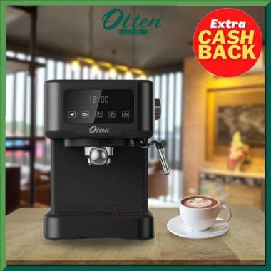 Otten - Mesin Kopi Espresso 15 Bar (Ottura Layar Sentuh) - Espresso Coffee Machine Black
