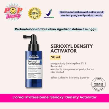 Loreal Serioxyl Denser Thicker Hair Serum Thinning Shampoo Anti Rontok Denser+Shampoo