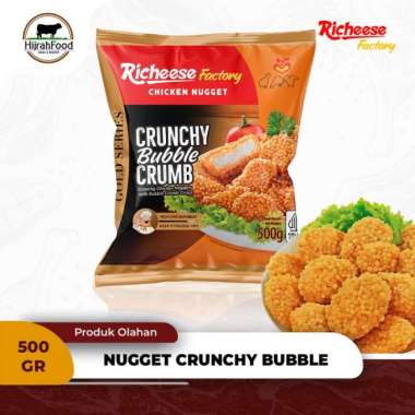 Richeese Chicken Nugget Bubble Crumb | Naget Ayam Bubble Crumb - 500gr