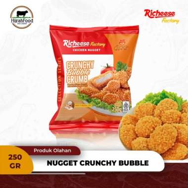Richeese Chicken Nugget Bubble Crumb | Naget Ayam Bubble Crumb - 250gr