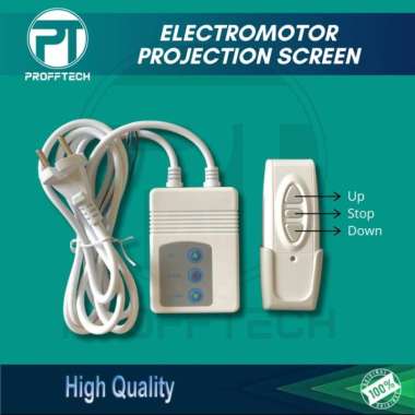 Remote & Receiver Set Layar Proyektor Rc