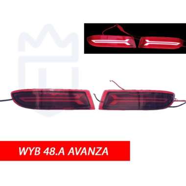 LAMPU REM BUMPER BELAKANG / BRAKE LAMP ALL NEW AVANZA 2012 WYB48A