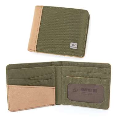 Navy Club Soulter Dompet Pria Kasual - Dompet Lipat Free Box Exclusive Olive