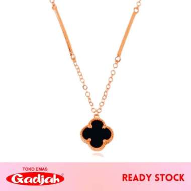 Kalung Emas New Fancy Slot Pipo VC - Toko Emas Gadjah Kuning Ct Hitam - 8 K - P. 40 Cm
