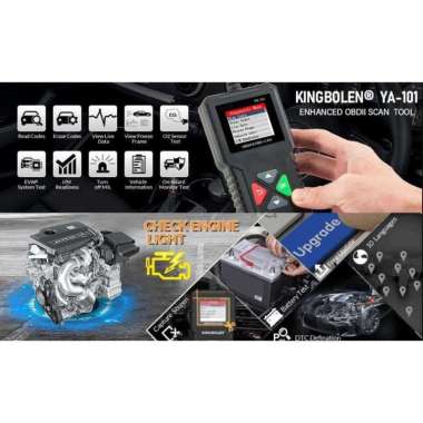 Alat Pembaca Kode Diagnostik Mobil ECU OBD2 Car Engine Scanner Tool