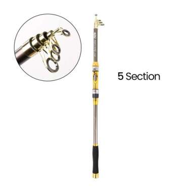 Joran Pancing Antena Portable Carbon Fiber Rod 2.1M 5 - Gray