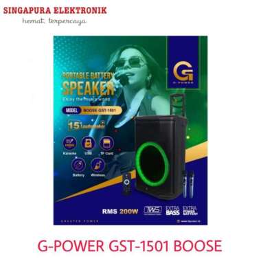 G-Power Bluetooth Speaker GST-1501 Boose Free Mic