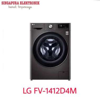 LG Mesin Cuci 1 Tabung 12Kg Bukaan depan with dryer FV-1412D4M