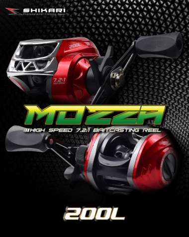 Shikari - Reel Mozza Baitcasting 200L High Speed YELLOW