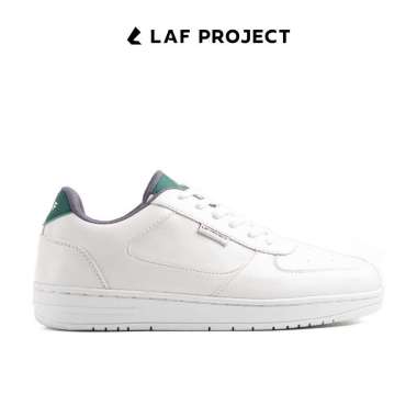 Sepatu Sneakers Pria Polos Keren Kerja Casual Premium Versa LAF Project 40 Putih