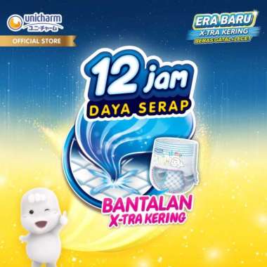 Pampers MamyPoko Pants X-tra Kering - XXL 34 - Popok Celana Original Mamy poko