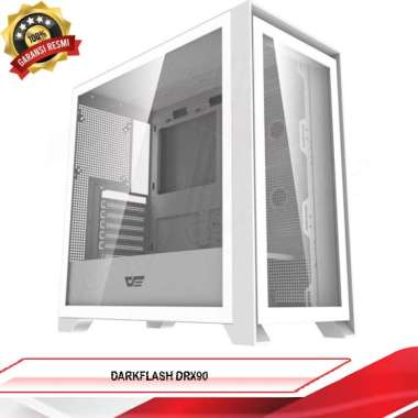 DARKFLASH DRX90 Glass ATX PC Case | Casing PC Gaming White