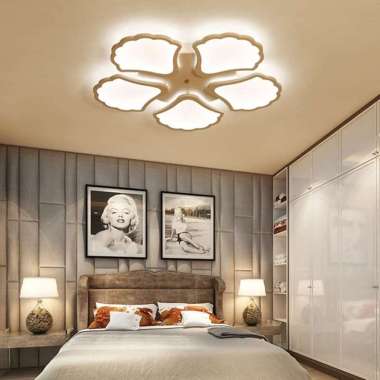 3in1 3 Warna Lampu Plafon LED Ceiling Light Dimmable Rumah Ruang Tamu dengan Remot Kontrol 48W