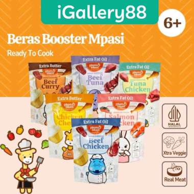 Plum & Blum Beras Mpasi BB Booster 6 Bulan Beras Nutrisi Bayi Anak 200 gram Beef Chicken