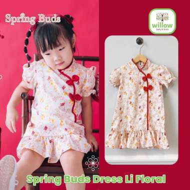 Baju Dress Anak - Spring Buds Dress Li Floral XL/2XL