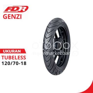 BAN MOTOR FDR GENZI UKURAN 100/70 120/70 RING 18 TUBELESS 120/70-18