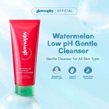 Glowsophy Facial Cleanser Berry BHA Facial Cleanser - Watermelon Facial Cleanser GSP Watermelon