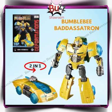 Transformers Deformation Figure Robot Bumblebee Baddassatron Hornet Warrior JK-09