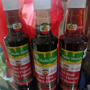 MADU HITAM IRAN ASALI 500 GRAM MADU MULTI BLACK FLOWER (HITAM