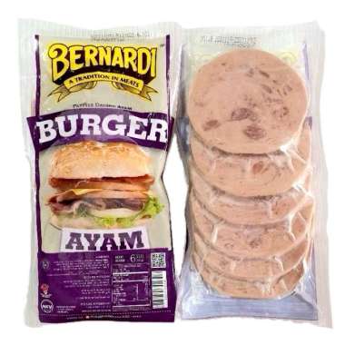 Bernardi Daging Burger Slice Ayam 250g