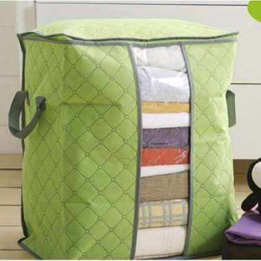 Storage Bag 88 Storage Box Organizer Tempat Penyimpanan Pakaian Hijau