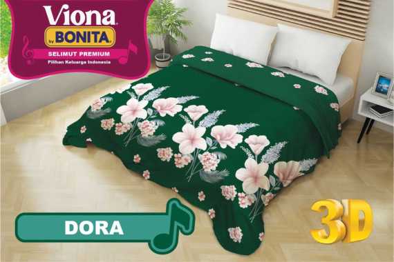 Viona By Bonita Selimut Bulu Halus dan Lembut Uk.160x200cm Dora