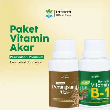 INFARM - Paket Vitamin Akar Perangsang dan Penguat Akar Nutrisi Akar Kuat Vitamin Tanaman Anti Stres