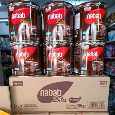 Nabati Kaleng isi 6 - Nabati chocolate Kaleng kartonan