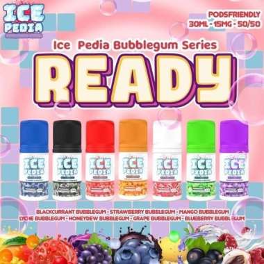 Liquid Icepedia Bubblegum Series Pods Friendly 30ml 15mg MANGO BUBLEGUM