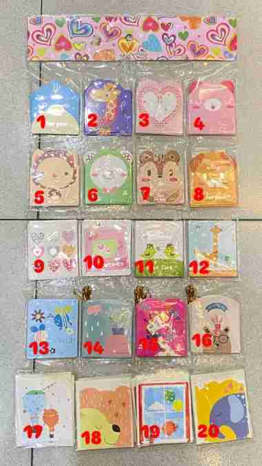 Kartu Ucapan Anak / Kartu Undangan / Kartu Terima Kasih / Greeting Card / Gift Tag No 7