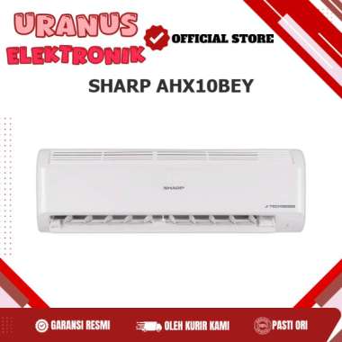 SHARP AHX10BEY Air Conditioner Ac Split J-Tech Inverter 1Pk Low Watt Garuda Wing Air Flow 740 Watt A