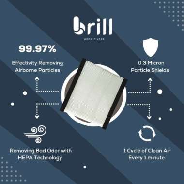 Brill HEPA Filter - CHERY - Filter Kabin Mobil/Filter AC/Car Cabin Filter/AC Filter/Filter AC Mobil/