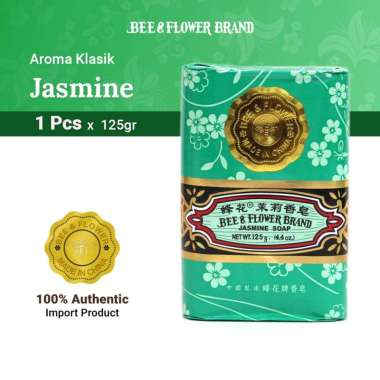 Bee Flower Import Jasmine 125 gr - Sabun Tawon Jasmine Original 125gr
