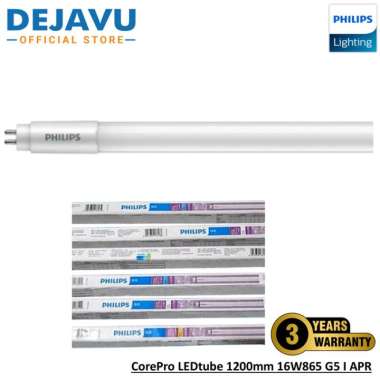 Lampu T5 TL Philips CorePro LEDtube 1200mm 16W865 G5 I APR