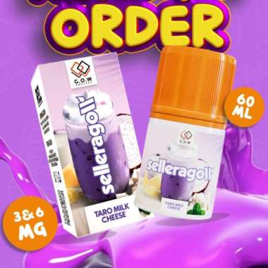 Sellera Gow Taro Milk Cheese 60ML by GOW Project - Liquid Sellera Taro Milk Cheese FB 3MG 60ML