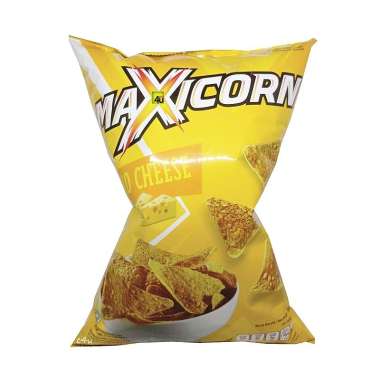 Maxicorn tortilla chips BBQ / cheese / roasted corn 140 gram cheese