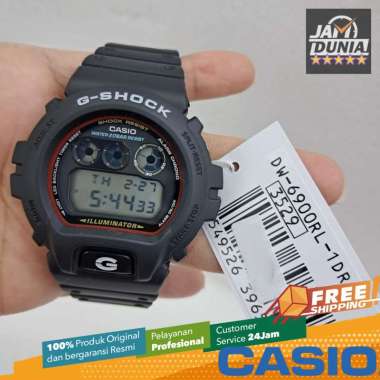 CASIO ORIGINAL - CASIO G-SHOCK DIGITAL ICONIC STYLES DW-6900RL-1DR DW 6900RL 1DR - RUBBER - G SHOCK 
