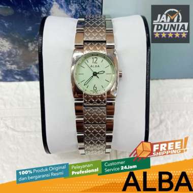 JAM TANGAN ALBA ORIGINAL ATQY98 - JAM TANGAN WANITA STAINLES ALBA ATQY98 JAM ALBA ATQY98X1 ATQY 98-