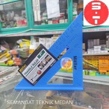 ANGLE SPEED RAFTER SQUARE PENGGARIS SEGITIGA SIKU TUKANG 18 CM MOLLAR