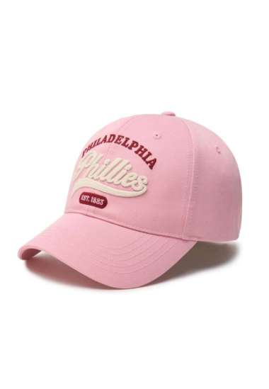 MLB Korea Varsity Philadelphia Phillies Ball Cap - Melangepink