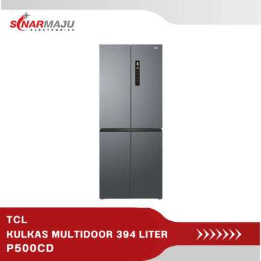 KULKAS MULTIDOOR TCL INVERTER 394 LITER P500CD