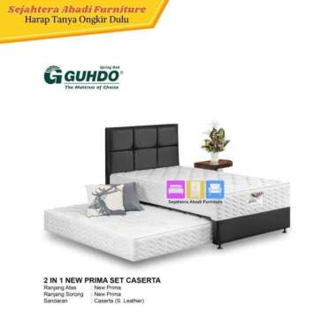 Guhdo Springbed 2in1 twin bed divan sorong standard New Prima / Kasur Sorong 2in1 New Prima divan at
